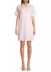 Armani Button-Front Cotton-Blend Dress