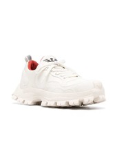 Armani chunky-ridged-sole sneakers