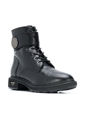 armani combat boots