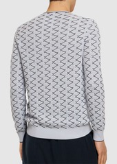Armani Cotton & Cashmere Jacquard Sweater