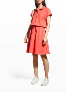 Armani Cotton-Blend Pique Tennis Dress