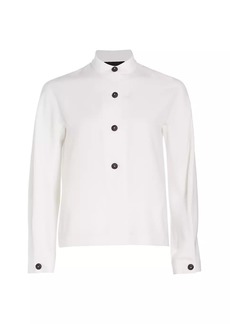 Armani Crepe Tri-Button Jacket