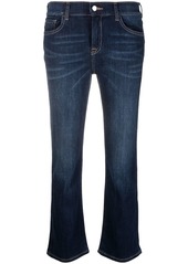 Armani cropped dark wash jeans