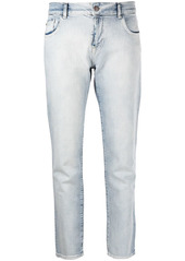 Armani cropped slim-fit jeans