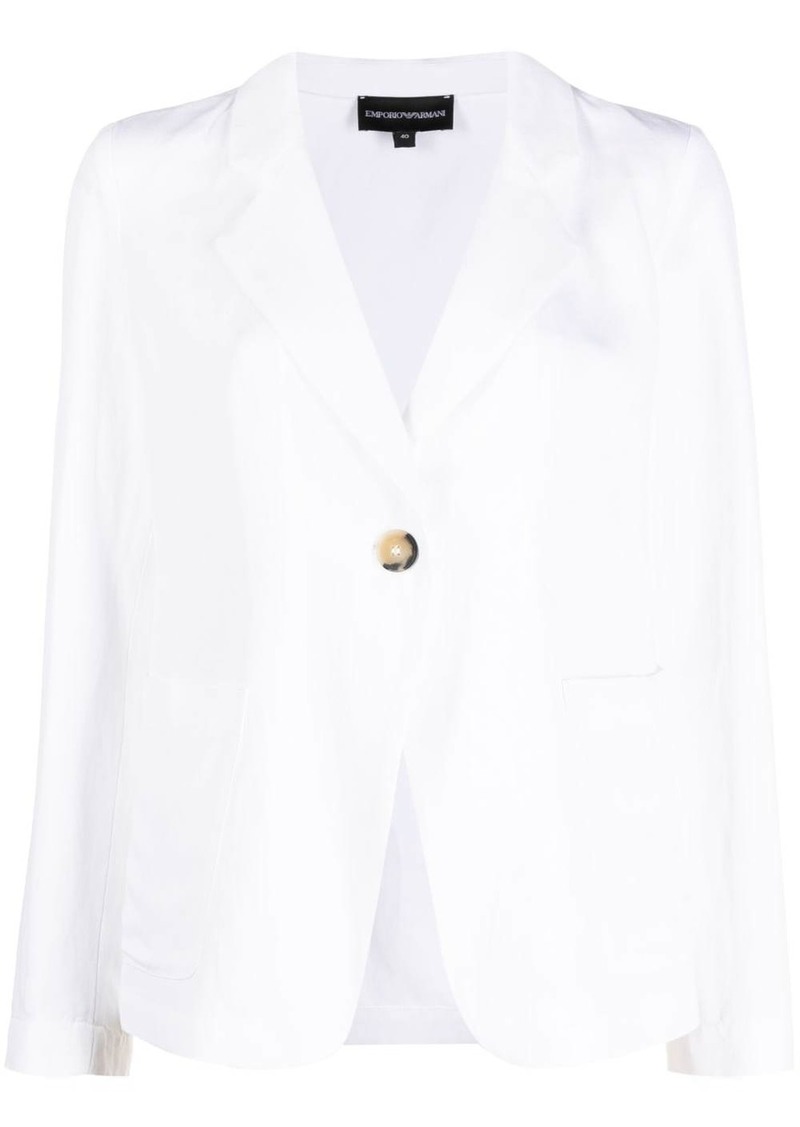 Armani cut-out detail blazer