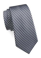 Armani Diagonal Dot Stripe Silk Tie