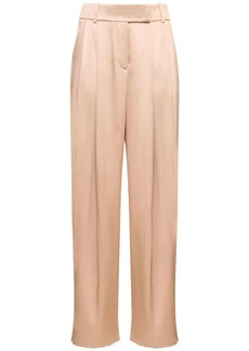 Armani Double Silk Satin Loose Pants