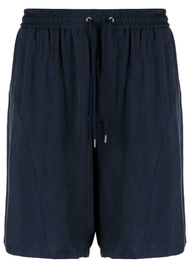Armani drawstring cotton Bermuda shorts