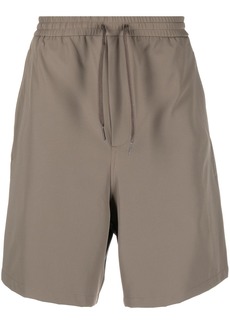 Armani drawstring-fastening track shorts