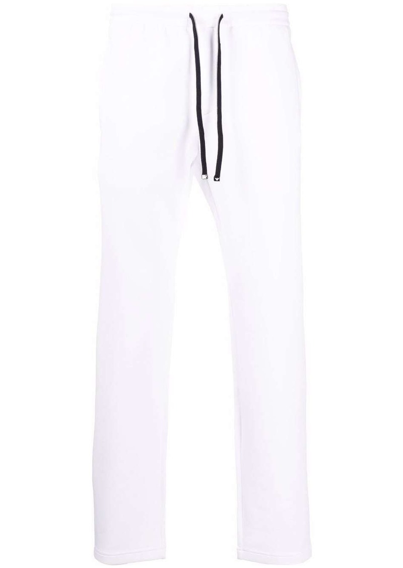 Armani drawstring logo-print trackpants