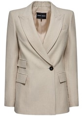 Armani Drill Linen & Wool Jacket