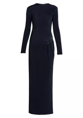 Armani Embellished Hip Jersey Gown
