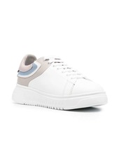 Armani embossed-logo low-top sneakers