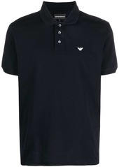 Armani embroidered chest logo polo shirt