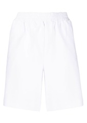 Armani embroidered-logo lounge shorts