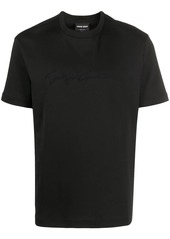 Armani embroidered logo T-shirt