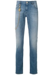 Armani slim faded jeans
