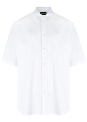 Armani logo-embroidered short-sleeve shirt