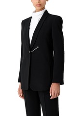 Emporio Armani Bar Piercing Shawl Lapel Blazer