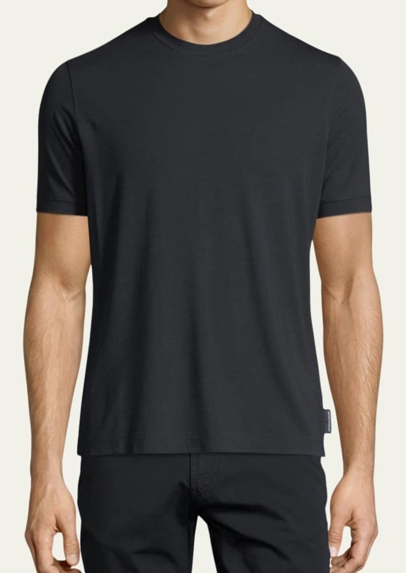 Emporio Armani Basic Short-Sleeve Solid Crewneck T-Shirt