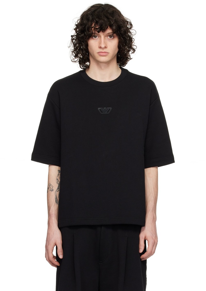 Emporio Armani Black Patch Sweatshirt