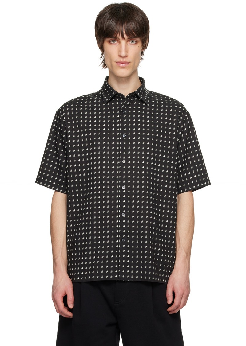 Emporio Armani Black Print Shirt