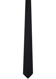 Emporio Armani Black Pure Silk Tie