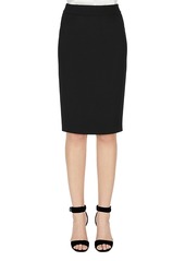 Emporio Armani Cady Crepe Pencil Skirt