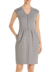 Emporio Armani Cap-Sleeve Zip Dress