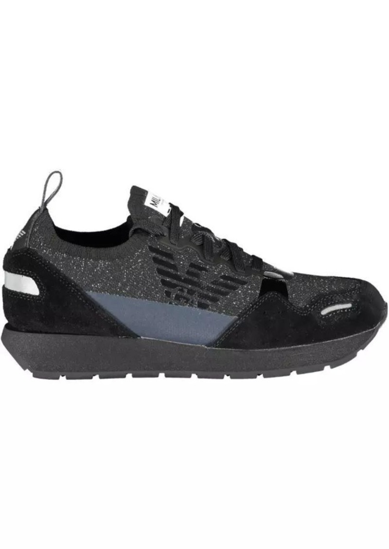 Emporio Armani Chic Contrasting Lace-up Women's Sneakers