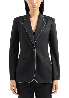 Emporio Armani Contrast Piping Blazer