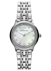 Emporio Armani Crystal Index Bracelet Watch