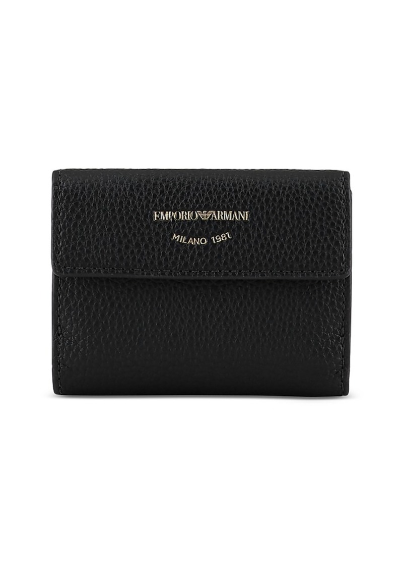 Emporio Armani Deer Print My Trifold Wallet