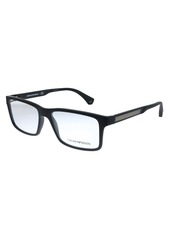 Emporio Armani EA 3038 5063 56mm Unisex Rectangle Eyeglasses 56mm