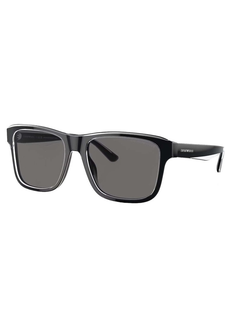 Emporio Armani EA 4208 605187 56mm Unisex Square Sunglasses