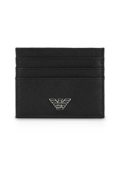 Emporio Armani Eagle Plated Credit Card Holder