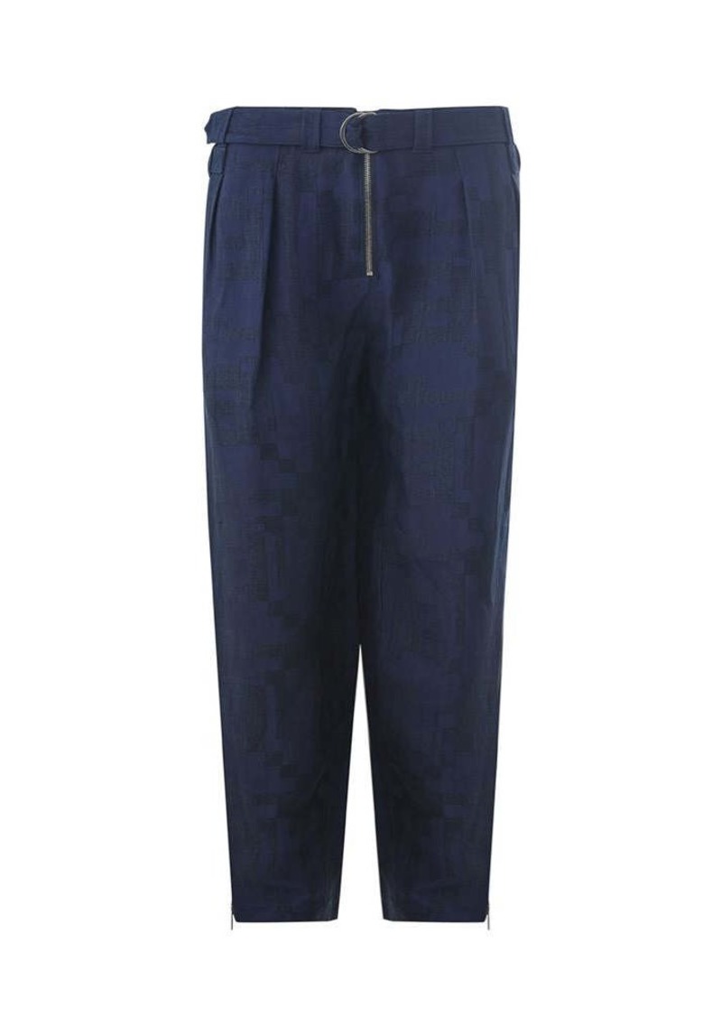 Emporio Armani Elegant Linen Trousers for Men's Men