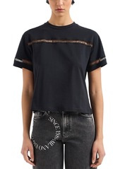 Emporio Armani Embroidered Logo Tape Tee