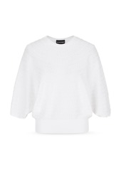 Emporio Armani Faux Pearl Accented Sweater