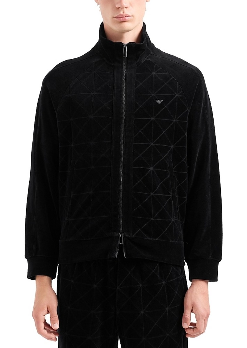 Emporio Armani Zip Front Sweatshirt