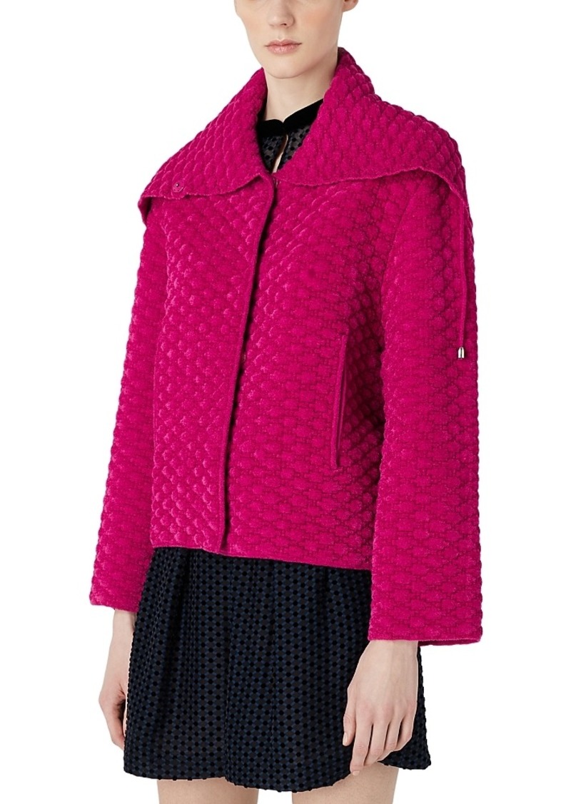 Emporio Armani Geometric Quilted Blouson Jacket