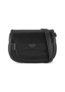Emporio Armani Icon Medium Leather Shoulder Bag