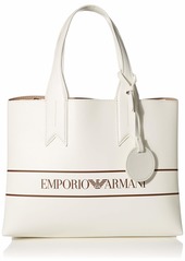 Emporio Armani Medium Logo Band Tote Bag