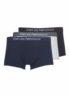Emporio Armani Men's 3-Pack Cotton Trunks