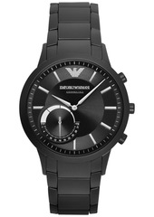 Emporio Armani Men's Black Stainless Steel Bracelet Hybrid Smart Watch 43mm ART3001
