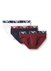 Emporio Armani Men's Bold Monogram 3 Pack Brief