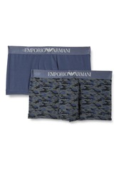 Emporio Armani Men's Classic Pattern Mix 2 Pack Trunk