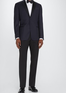 Emporio Armani Men's Contrast Notch Lapel Two-Piece Tuxedo Suit