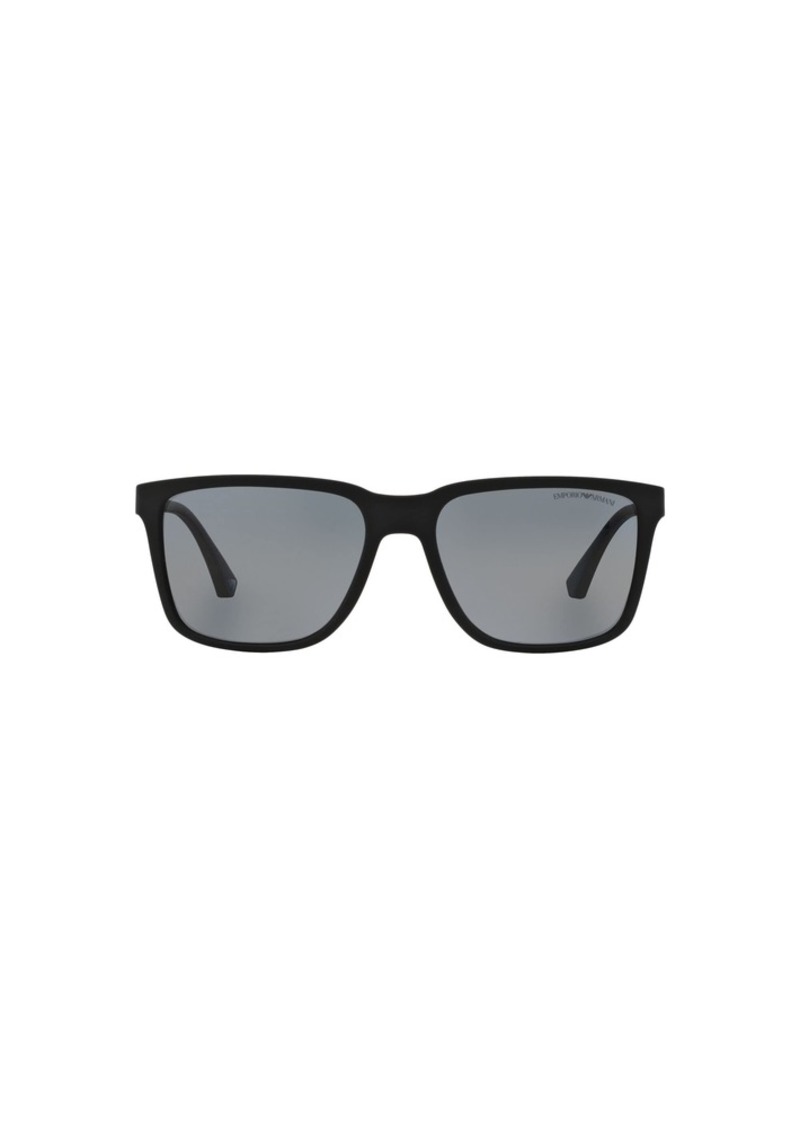 Emporio Armani Men's EA4047 Square Sunglasses