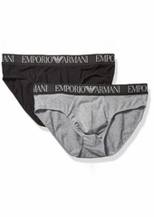 Emporio Armani Men's Endurance 2-Pack Brief  S